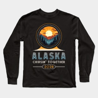 Alaska Cruise Wear Alaska 2024 Matching Family Friends Long Sleeve T-Shirt